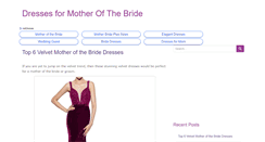 Desktop Screenshot of dressesmotherofthebride.com